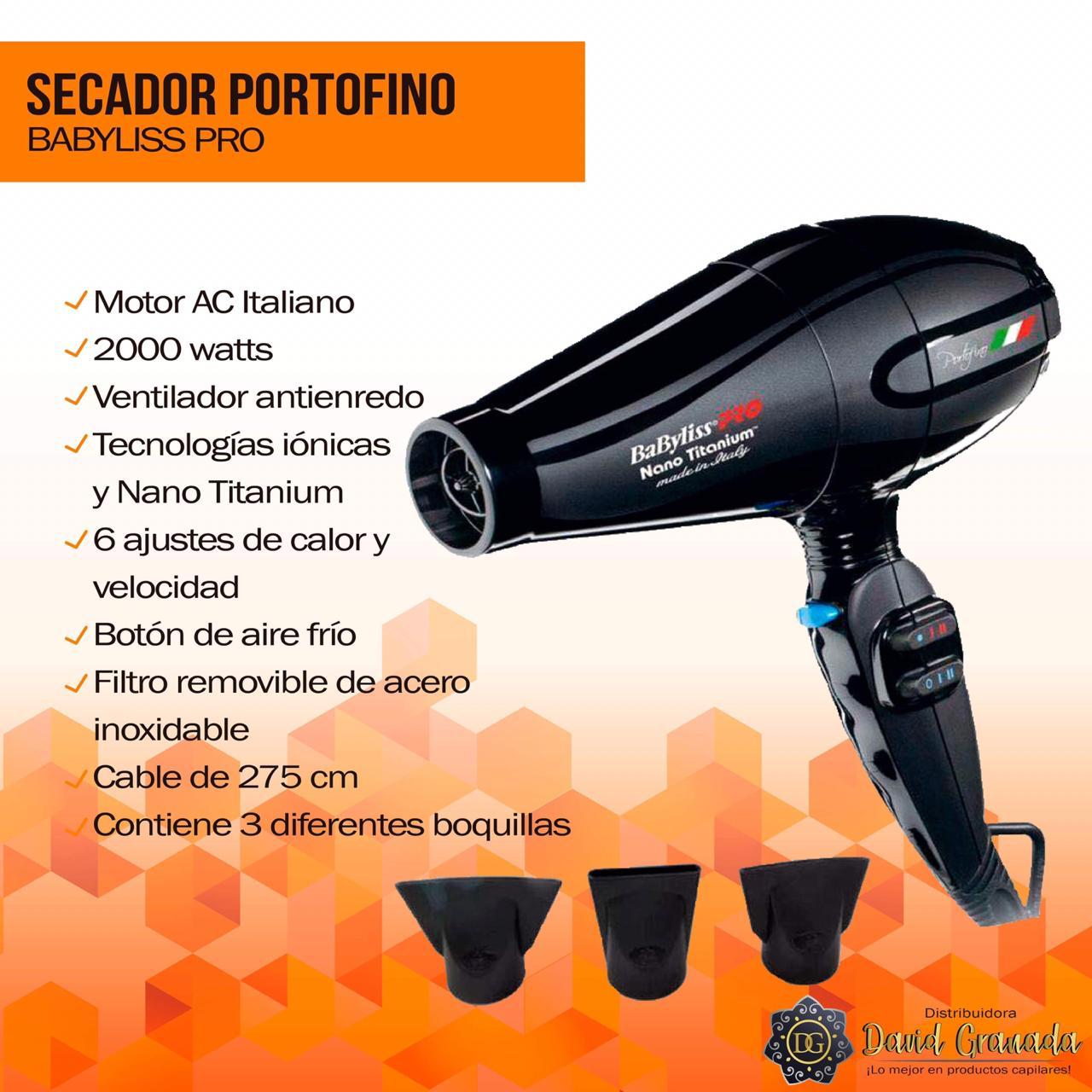 secador babyliss pro portofino Distribuidora David Granada