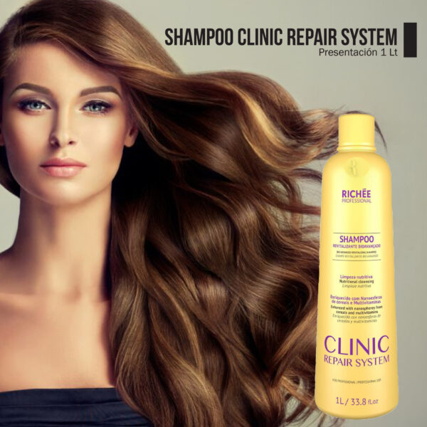 Shampoo clinic repair system 1 lt - Imagen 2