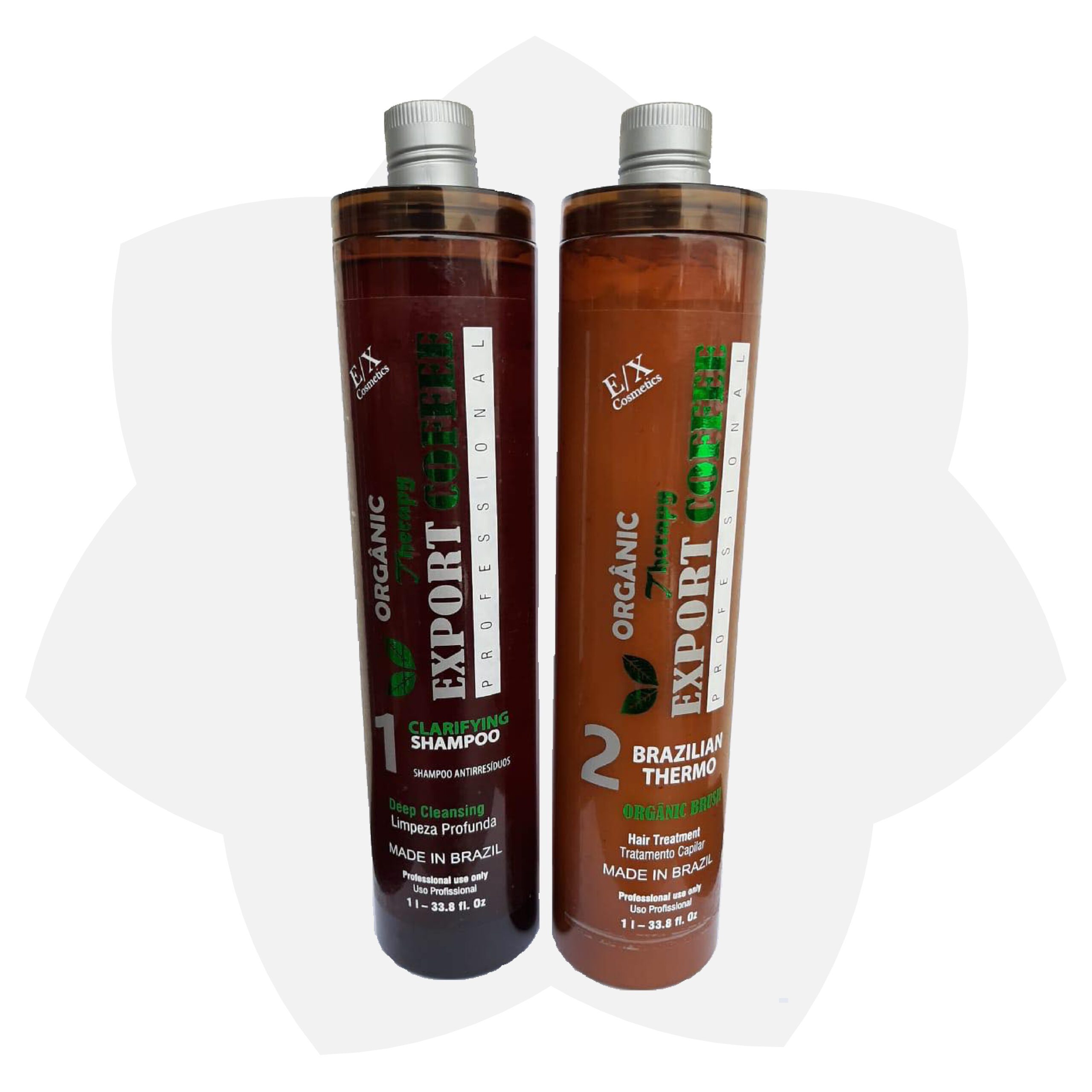 Kit Alisado Organico Export Coffe Litro Distribuidora