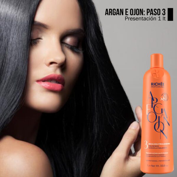 Paso 3 Mascara finalizadora argán e ojon 1lt - Imagen 2
