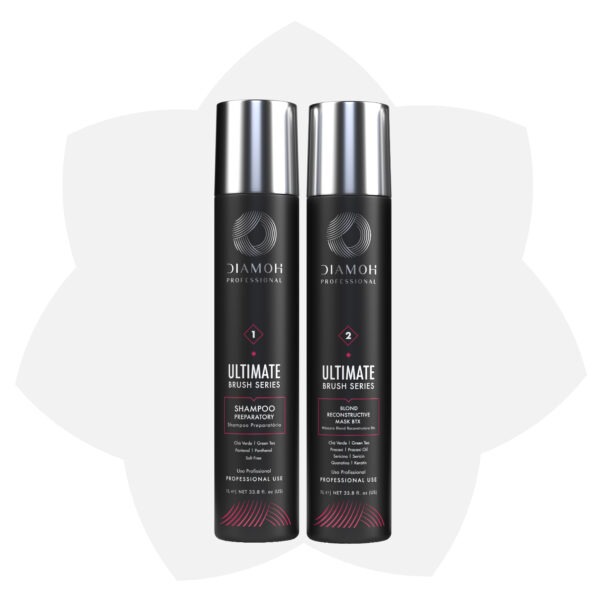 KIT BOTOX ULTIMATE BRUSH DIAMOH BLOND LITRO