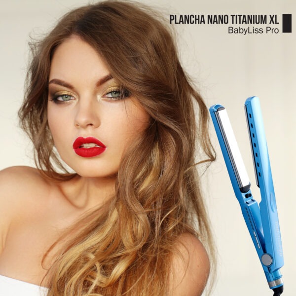 PLANCHA NANO TITANIUM BABYLISSPRO BIVOLT XL - Imagen 2