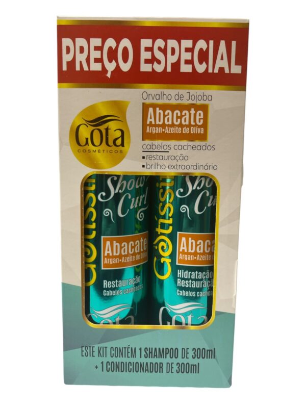 Kit Shampoo Y Acondicionador Gotisima Show Curl 300 ml