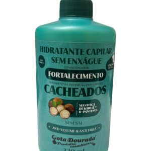 Sin enjuague Fortalecedor para Cabello Rizado 320 ml (Crema de peinar)