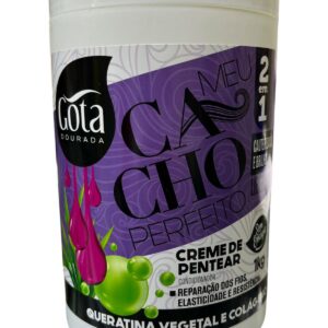 Crema De Peinar Mis Rizos Perfectos Queratina Vegetal y Colágeno 1 Kg