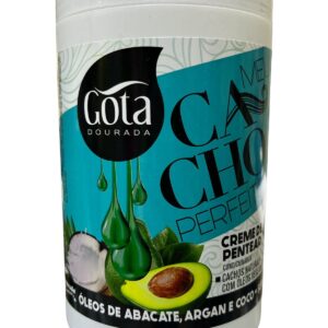 Mis Rizos Perfectos Crema para Peinar de Aguacate, Aceite de Argán , coco y Semi Di Lino 1 kg