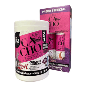 Kit Shampoo Mis Rizos Perfecto Mas Crema De Peinar Aceite de Macadamia