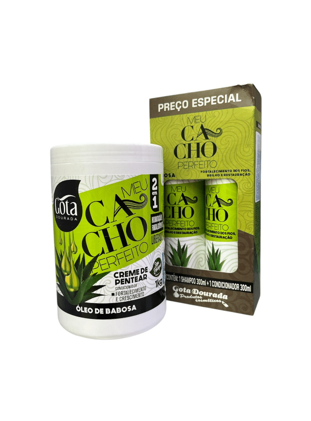 Kit Shampoo Mis Rizos Mas Crema De Peinar Perfecto Aloe oil 300 ml