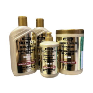 Kit Fortalecimiento Tratados Químicamente Gota Dourada